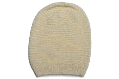 Bonnet en mohair et soie par Denovembre