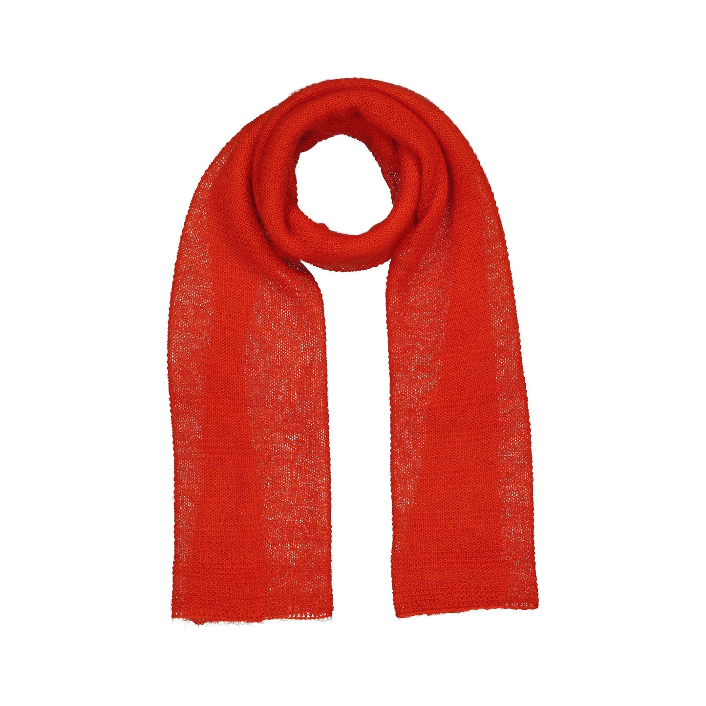 BRUME - a cosy scarf VERMILION