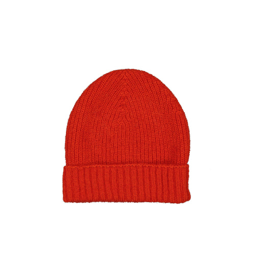NEIGE - A cosy ribbed beanie VERMILION