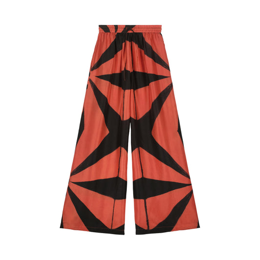 RADIEUX - Pantalon en soie